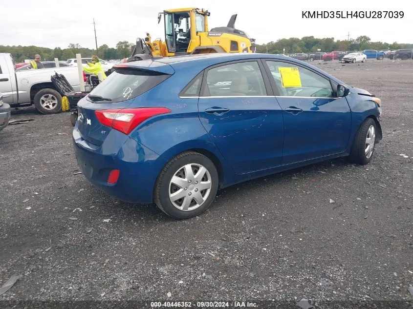 KMHD35LH4GU287039 2016 Hyundai Elantra Gt