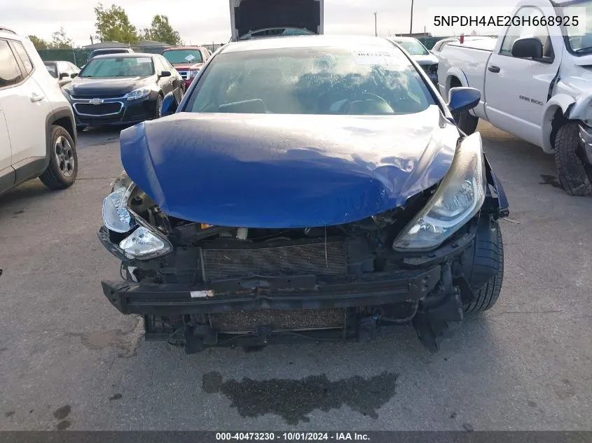 5NPDH4AE2GH668925 2016 Hyundai Elantra Se