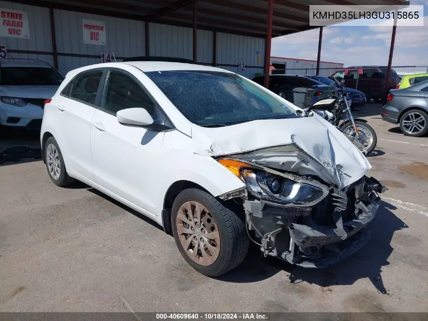 KMHD35LH3GU315865 2016 Hyundai Elantra Gt