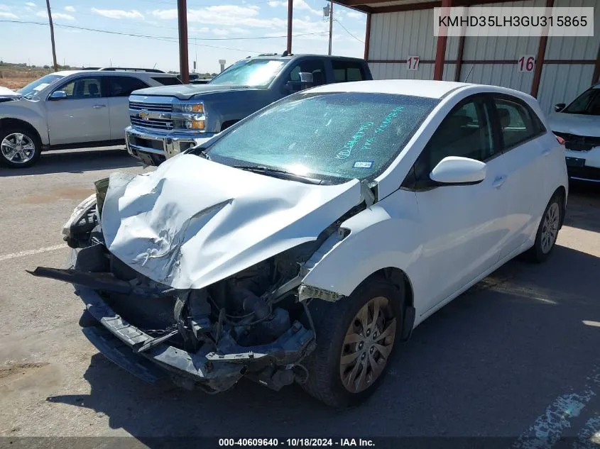 KMHD35LH3GU315865 2016 Hyundai Elantra Gt