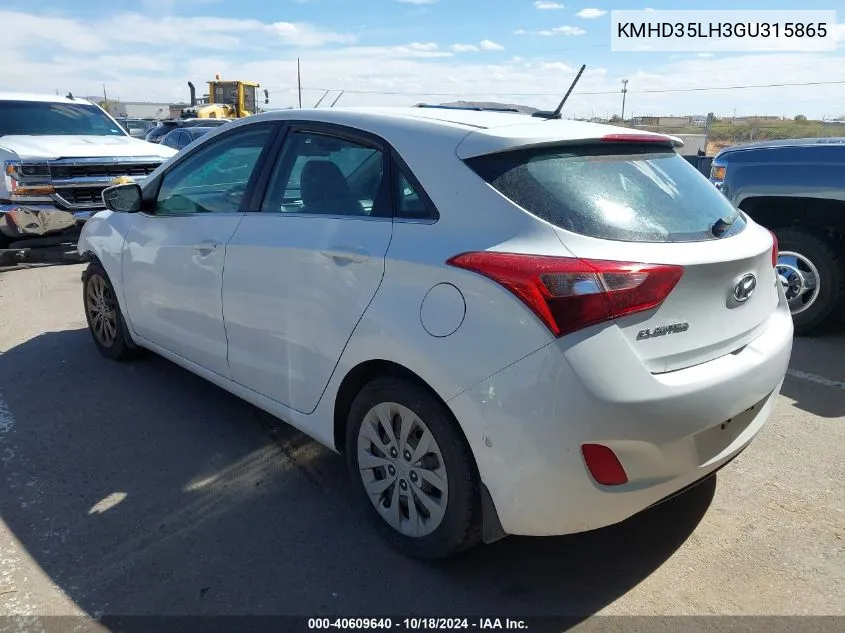 KMHD35LH3GU315865 2016 Hyundai Elantra Gt