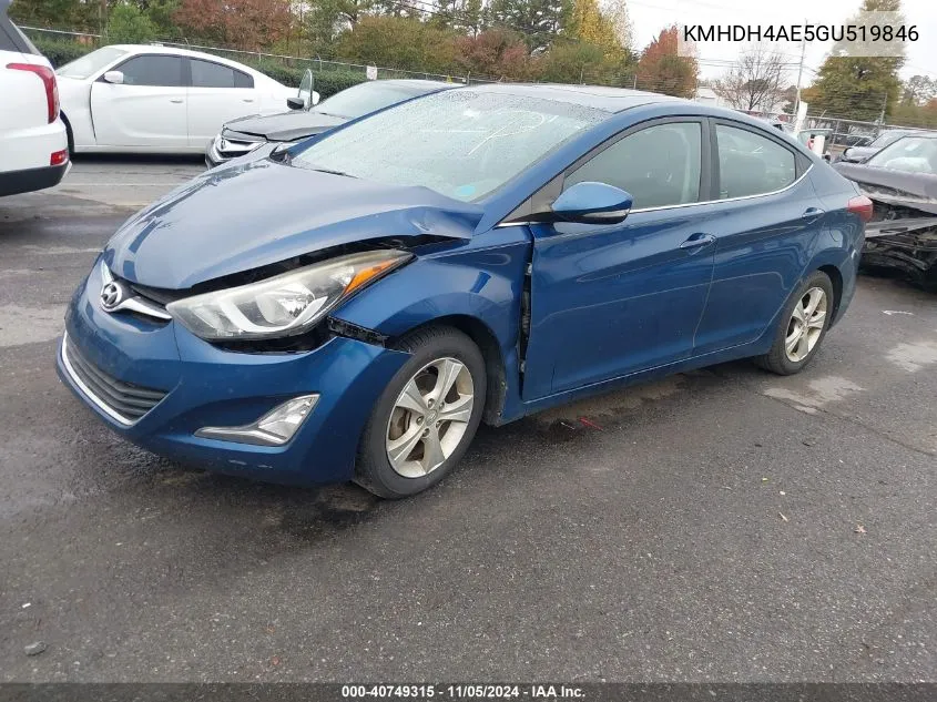 KMHDH4AE5GU519846 2016 Hyundai Elantra Value Edition