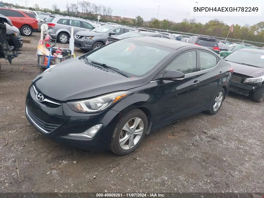 2016 Hyundai Elantra Value Edition VIN: 5NPDH4AEXGH782249 Lot: 40809261