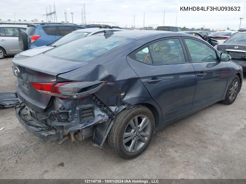 KMHD84LF3HU093632 2017 Hyundai Elantra