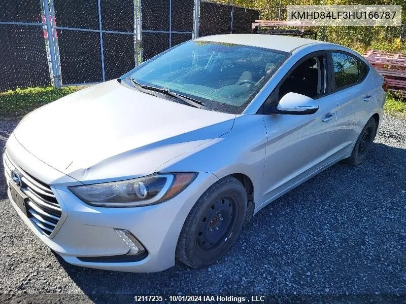 KMHD84LF3HU166787 2017 Hyundai Elantra Se/Value/Limited