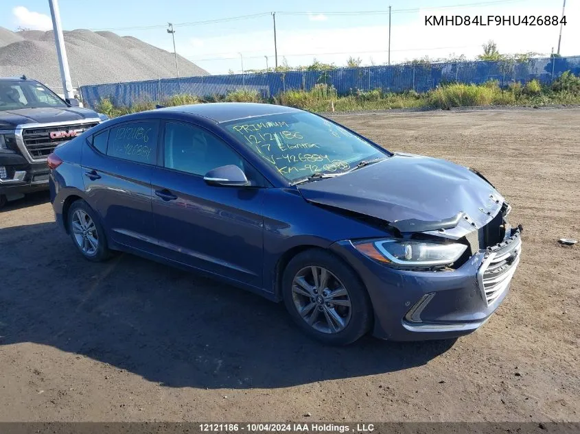 KMHD84LF9HU426884 2017 Hyundai Elantra Se/Value/Limited