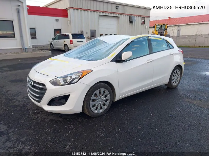 2017 Hyundai Elantra VIN: KMHD25LH9HU366520 Lot: 12153742