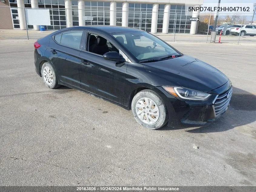 5NPD74LF2HH047162 2017 Hyundai Elantra L