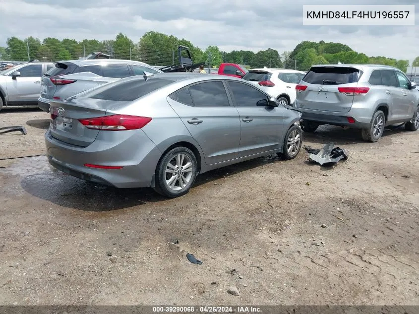 KMHD84LF4HU196557 2017 Hyundai Elantra Se/Value/Limited