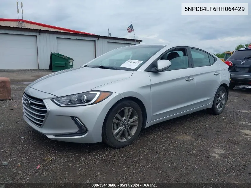 2017 Hyundai Elantra Se VIN: 5NPD84LF6HH064429 Lot: 39413606