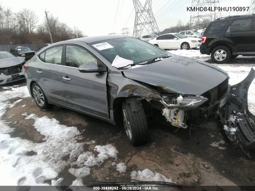 KMHD84LF9HU190897 2017 Hyundai Elantra Limited