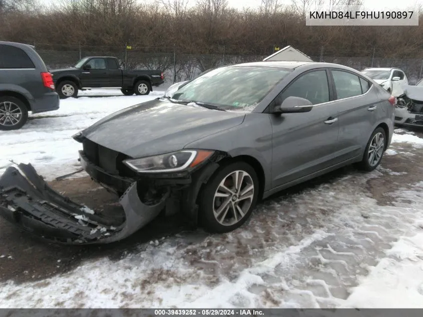 KMHD84LF9HU190897 2017 Hyundai Elantra Limited