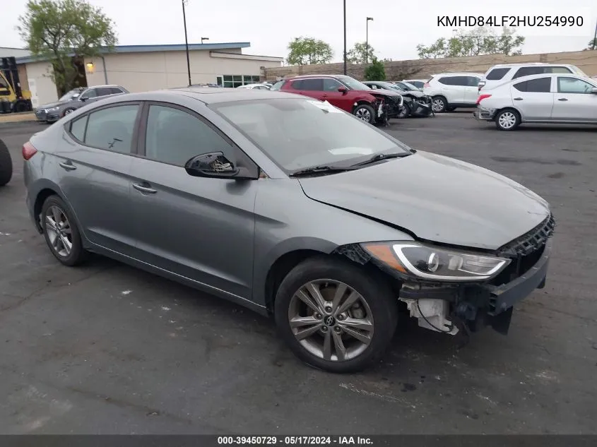 KMHD84LF2HU254990 2017 Hyundai Elantra Value Edition