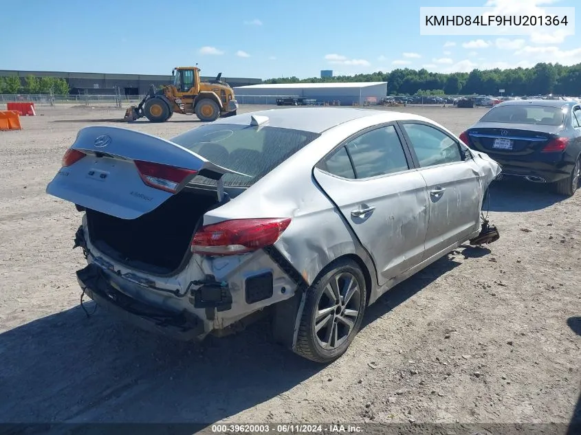 KMHD84LF9HU201364 2017 Hyundai Elantra Limited