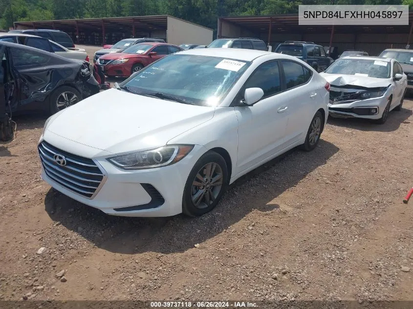 2017 Hyundai Elantra Se VIN: 5NPD84LFXHH045897 Lot: 39737118