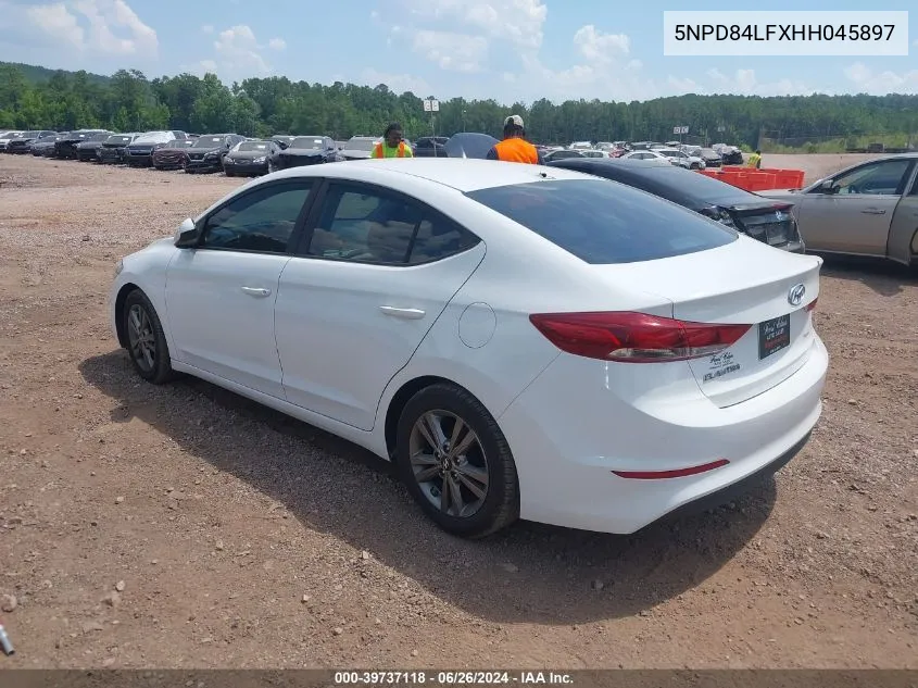 2017 Hyundai Elantra Se VIN: 5NPD84LFXHH045897 Lot: 39737118