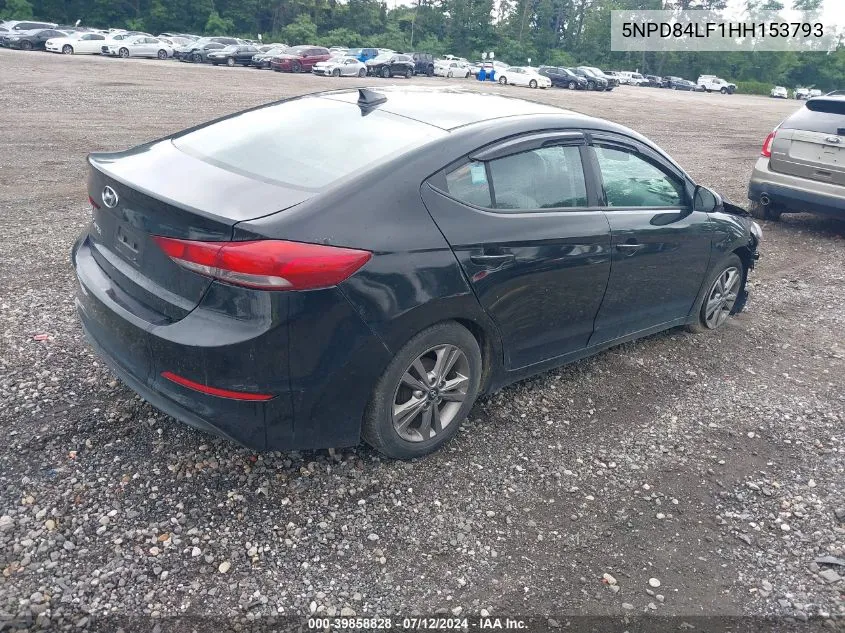 5NPD84LF1HH153793 2017 Hyundai Elantra Se