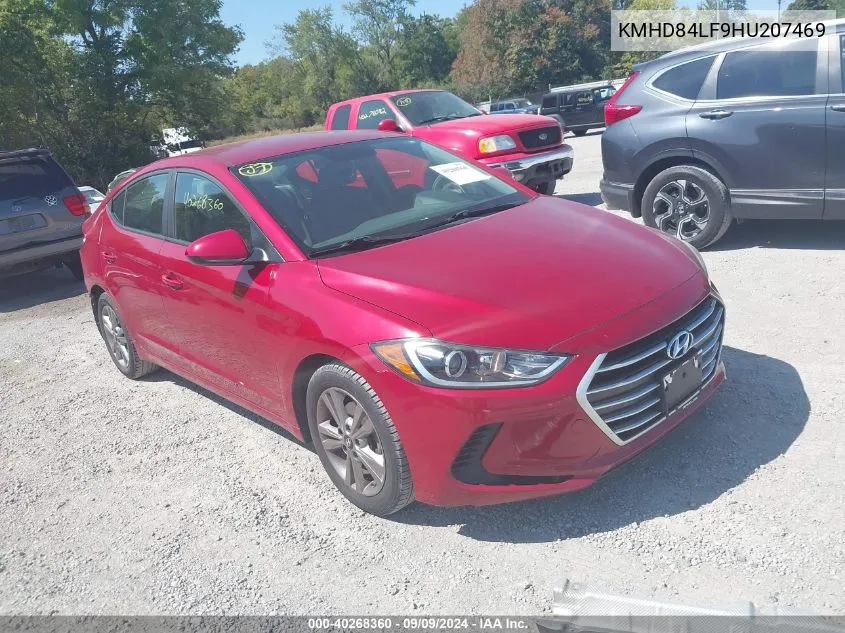 KMHD84LF9HU207469 2017 Hyundai Elantra Se