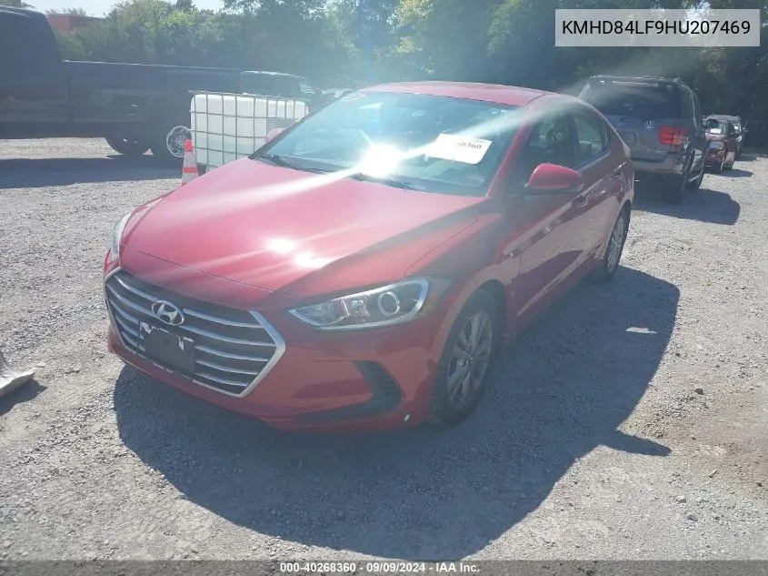 KMHD84LF9HU207469 2017 Hyundai Elantra Se