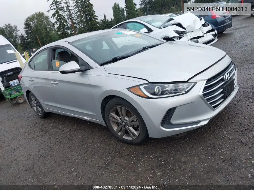 5NPD84LF6HH004313 2017 Hyundai Elantra Se/Value/Limited