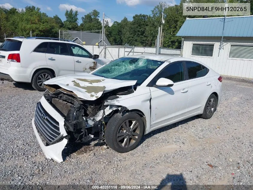 5NPD84LF9HH120265 2017 Hyundai Elantra Se