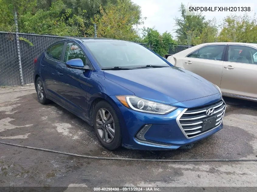 2017 Hyundai Elantra Value Edition VIN: 5NPD84LFXHH201338 Lot: 40298498