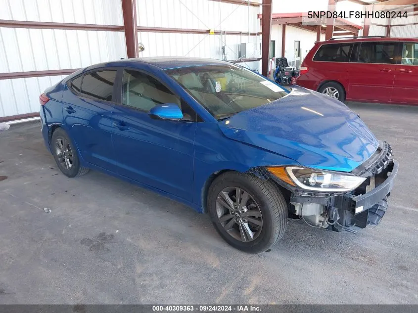 5NPD84LF8HH080244 2017 Hyundai Elantra Se