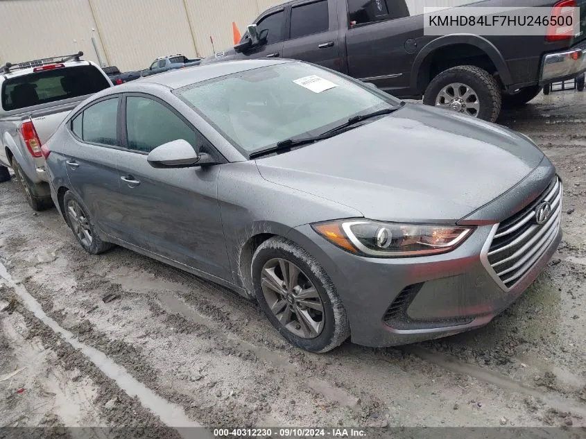 2017 Hyundai Elantra Se VIN: KMHD84LF7HU246500 Lot: 40312230