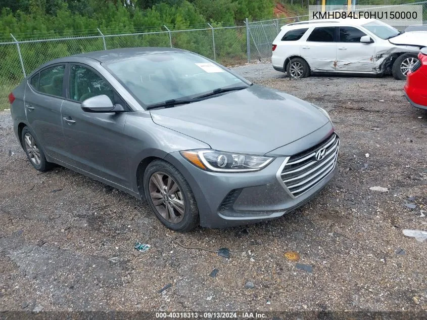 KMHD84LF0HU150000 2017 Hyundai Elantra Se