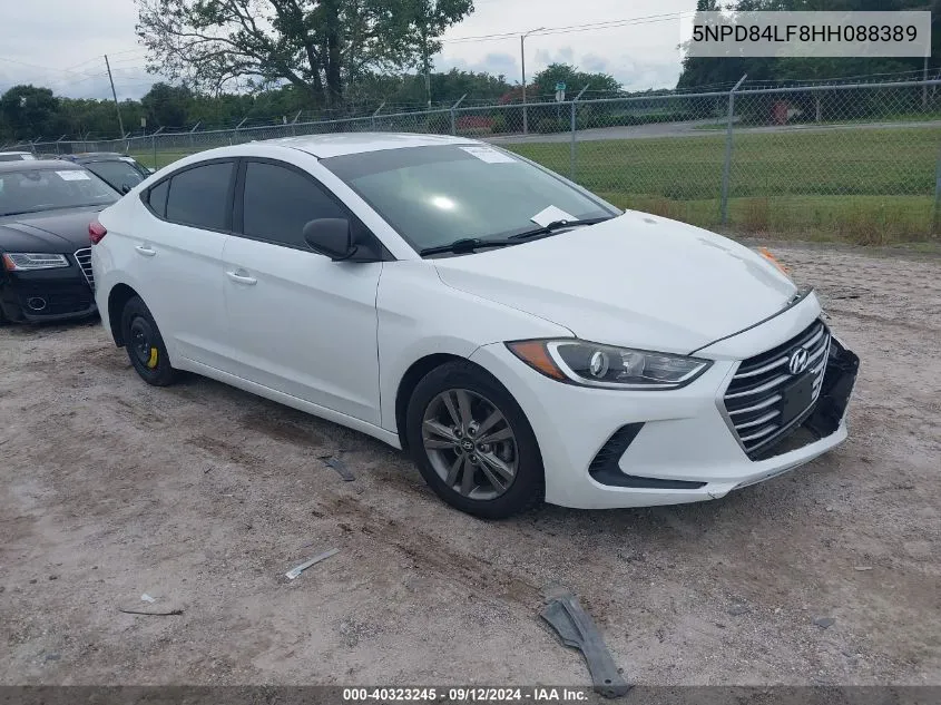 2017 Hyundai Elantra Se VIN: 5NPD84LF8HH088389 Lot: 40323245