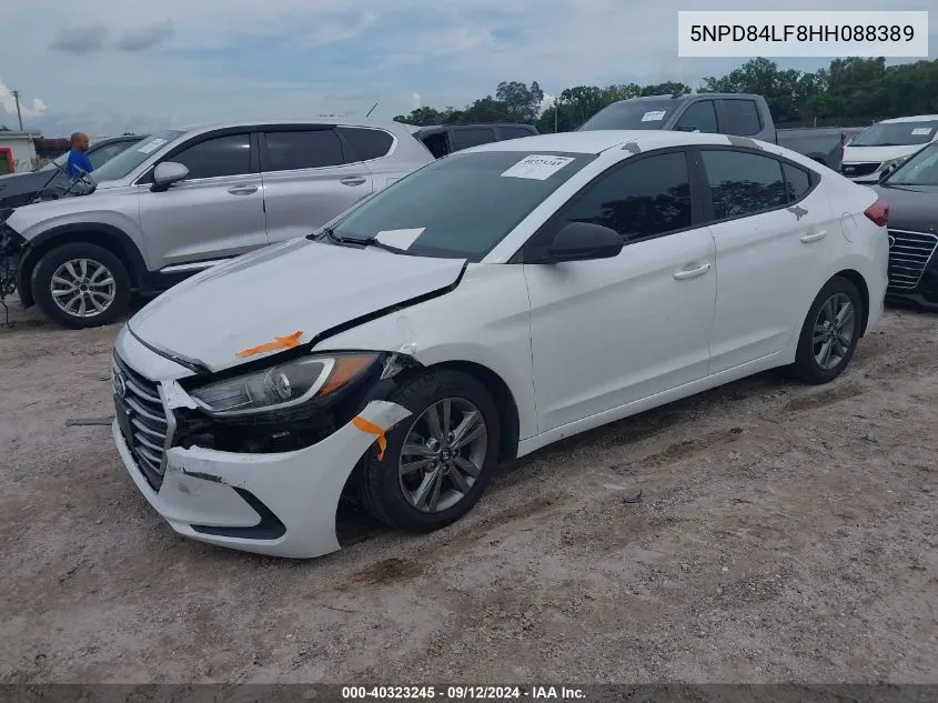 5NPD84LF8HH088389 2017 Hyundai Elantra Se