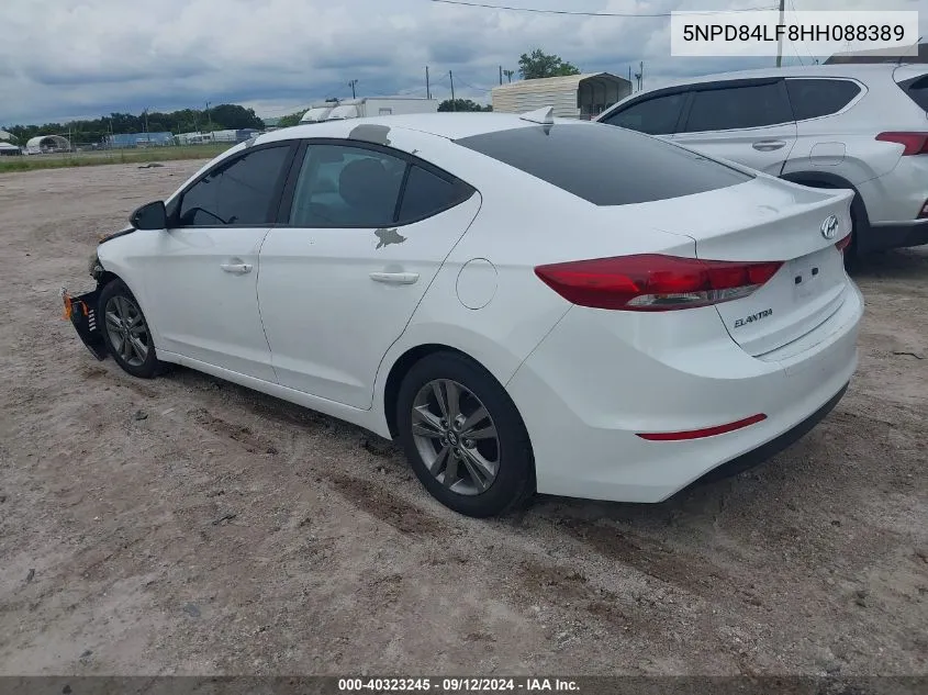 5NPD84LF8HH088389 2017 Hyundai Elantra Se