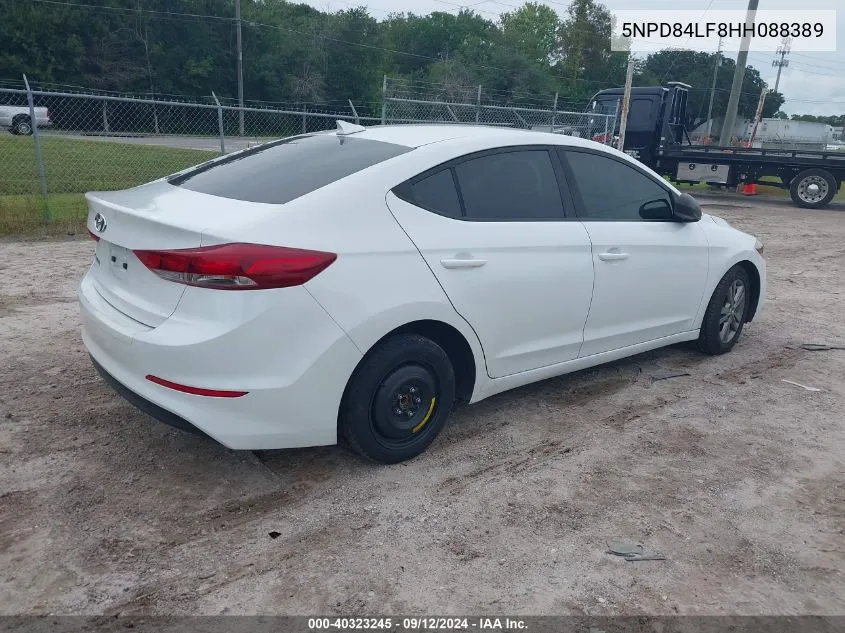 2017 Hyundai Elantra Se VIN: 5NPD84LF8HH088389 Lot: 40323245