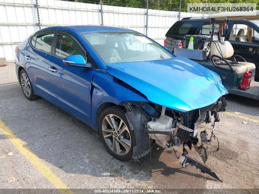 KMHD84LF3HU268364 2017 Hyundai Elantra Limited