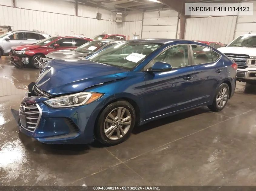 5NPD84LF4HH114423 2017 Hyundai Elantra Se