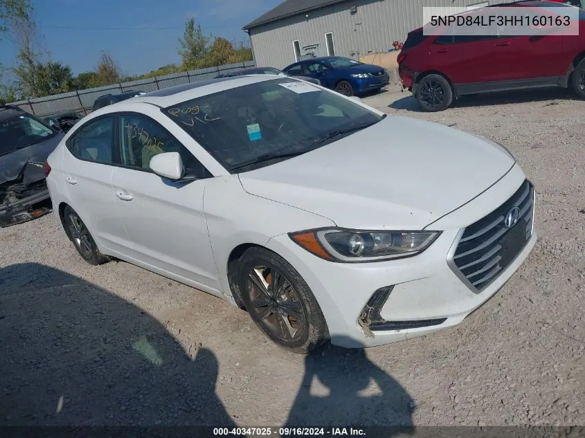 5NPD84LF3HH160163 2017 Hyundai Elantra Se/Value/Limited