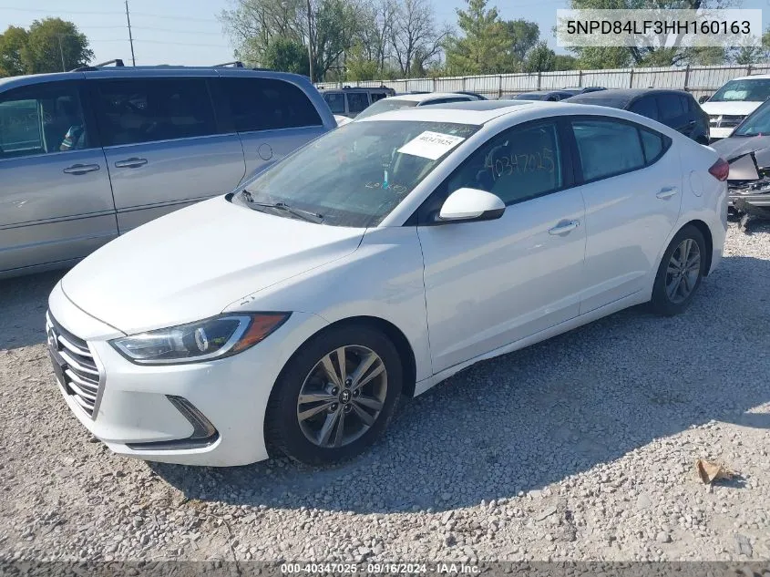 2017 Hyundai Elantra Se/Value/Limited VIN: 5NPD84LF3HH160163 Lot: 40347025