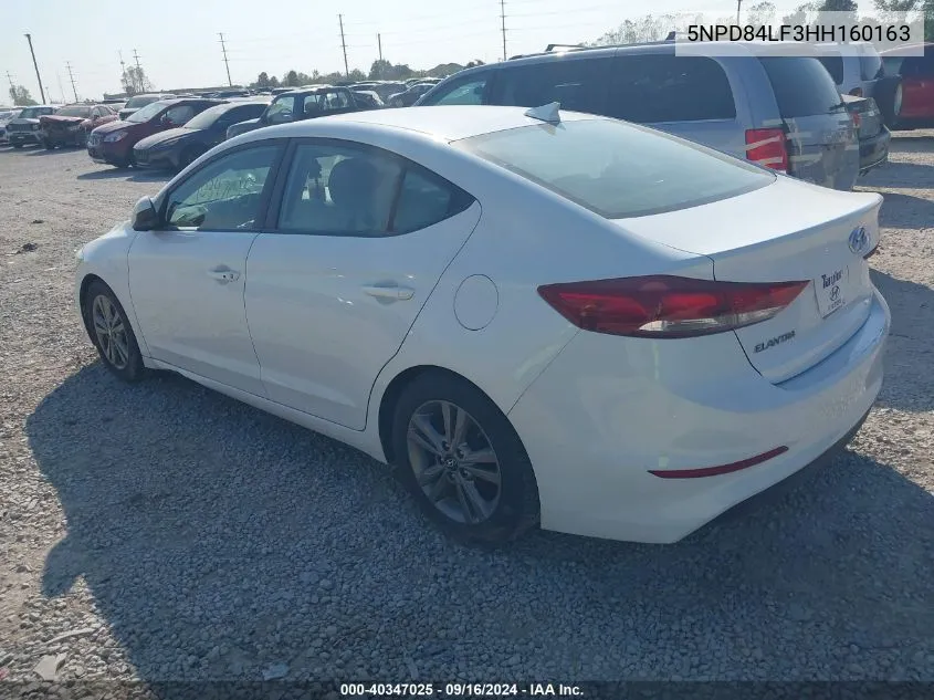 5NPD84LF3HH160163 2017 Hyundai Elantra Se/Value/Limited