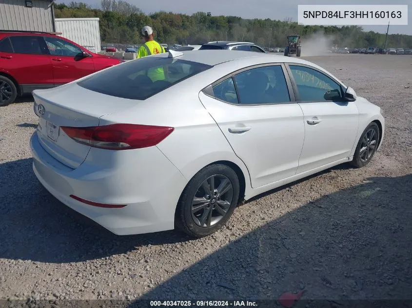 2017 Hyundai Elantra Se/Value/Limited VIN: 5NPD84LF3HH160163 Lot: 40347025