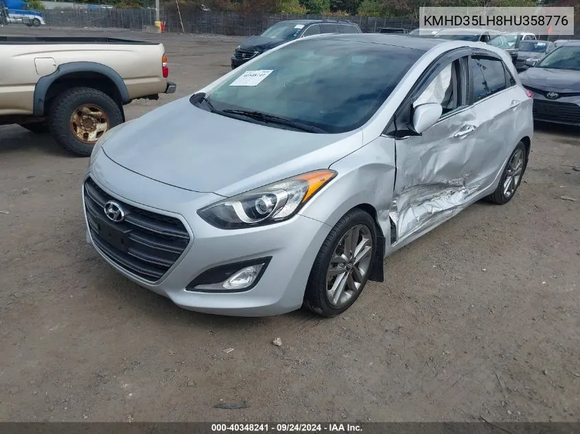 2017 Hyundai Elantra Gt VIN: KMHD35LH8HU358776 Lot: 40348241