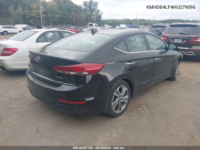 KMHD84LF4HU279096 2017 Hyundai Elantra Limited