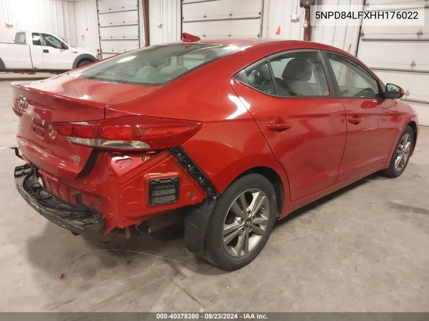 5NPD84LFXHH176022 2017 Hyundai Elantra Se