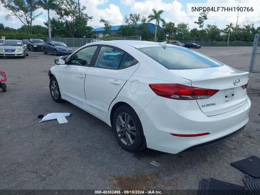 5NPD84LF7HH190766 2017 Hyundai Elantra Se