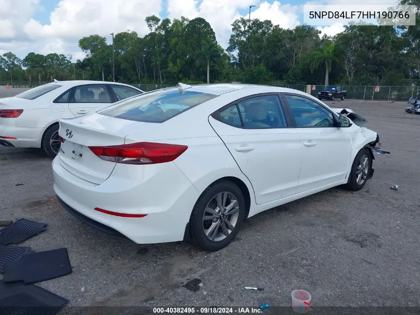 5NPD84LF7HH190766 2017 Hyundai Elantra Se