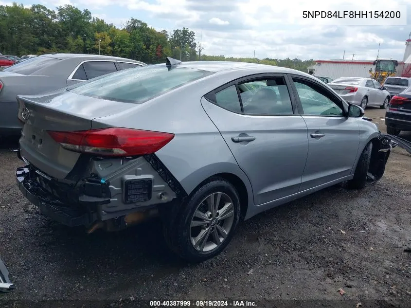 2017 Hyundai Elantra Value Edition VIN: 5NPD84LF8HH154200 Lot: 40387999