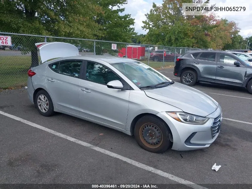 5NPD74LF3HH065279 2017 Hyundai Elantra Se