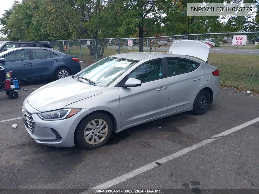 5NPD74LF3HH065279 2017 Hyundai Elantra Se