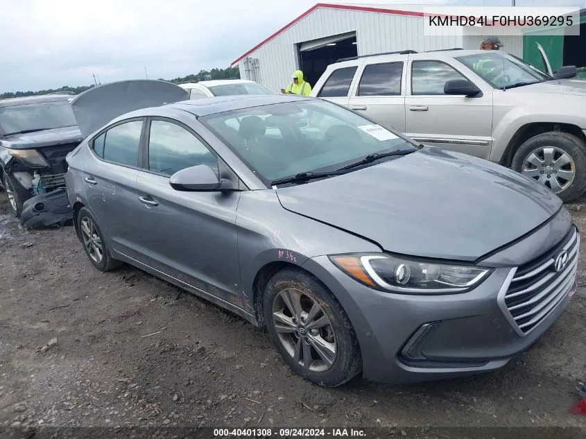 2017 Hyundai Elantra Value Edition VIN: KMHD84LF0HU369295 Lot: 40401308