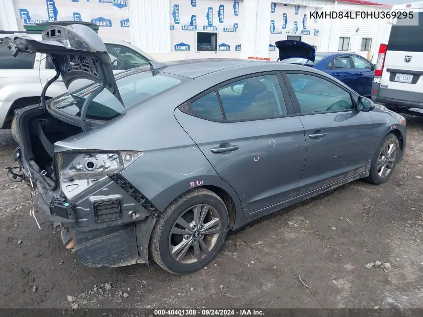 KMHD84LF0HU369295 2017 Hyundai Elantra Value Edition