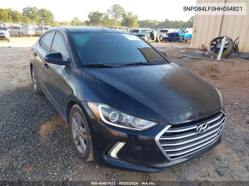 5NPD84LF0HH054821 2017 Hyundai Elantra Se